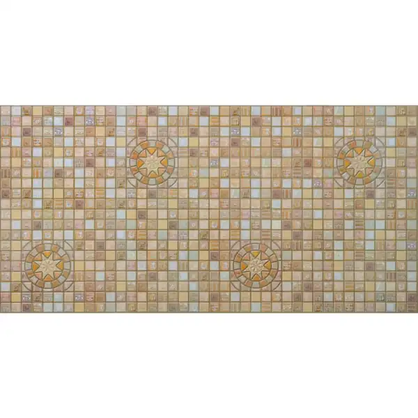 Διακοσμητικό Πάνελ 3D PVC 1675 Καφέ Tribal Print - Image 1
