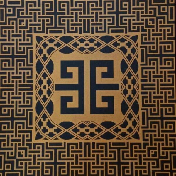 Διακοσμητικό Πάνελ Οροφής / Τοίχου WERSO-1 / BLACK-GOLD