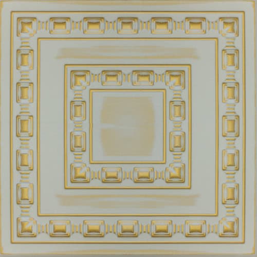 r06-b-z Διακοσμητικό Πάνελ Οροφής / Τοίχου RETRO - GREY/GOLD 06