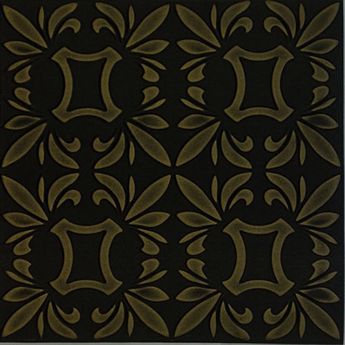 Διακοσμητικό Πάνελ Οροφής / Τοίχου RETRO - BLACK/GOLD 112