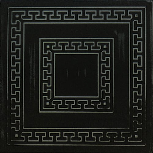 r23-c-s Διακοσμητικό Πάνελ Οροφής / Τοίχου RETRO - BLACK/SILVER 23