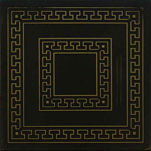 Διακοσμητικό Πάνελ Οροφής / Τοίχου RETRO - BLACK/GOLD 23