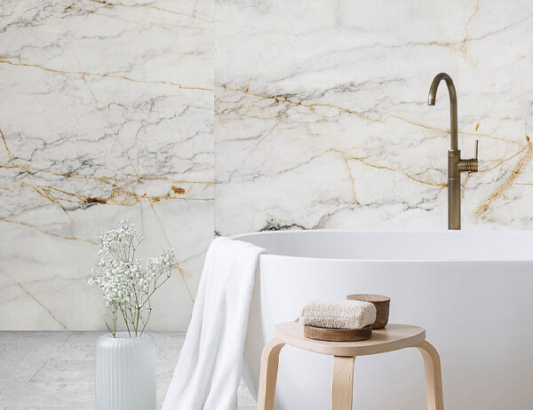 Πάνελ τοίχου SPC Rocko R154 Marble Gold 280 x 123cm - Image 2