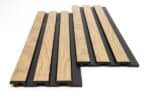 PS PANEL ΜΕ 3D ΠΗΧΑΚΙΑ F4 PIANO 12/122/2900mm NATURAL OAK/BLACK - Image 3