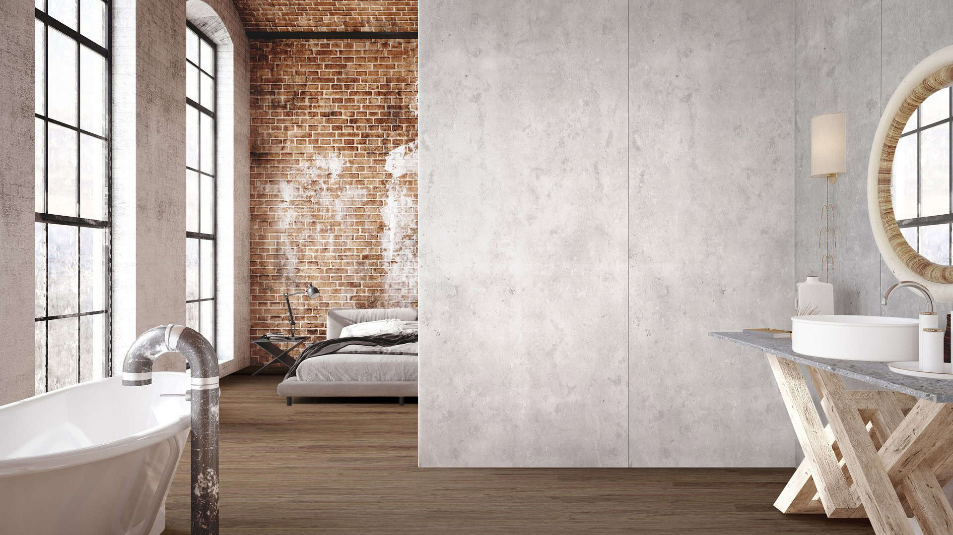 IMG_4646 Πάνελ Τοίχου - Μπάνιου SPC Rocko R109 Concrete 2800 x 1230 mm (3.44 m²) - Image 2