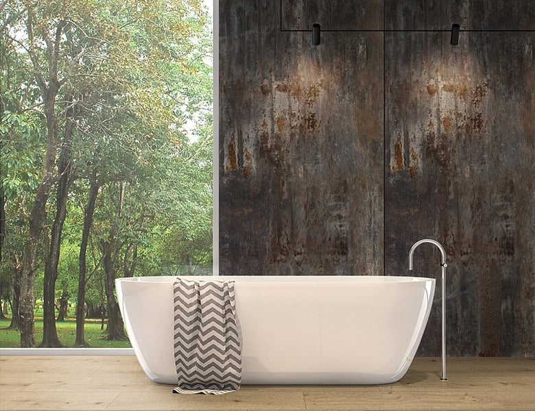IMG_4650 Πάνελ Μπάνιου-Τοίχου SPC Rocko R120 Native Steel 2800 x 1230 mm (3.44 m²) - Image 3