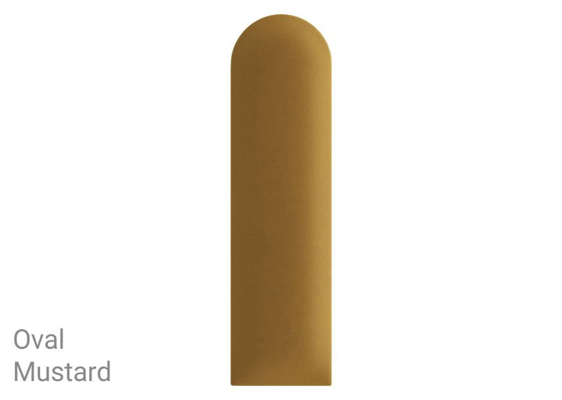 Oval-Mustard Oval Mustard 60x15 - Image 1