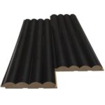 3D Κυματιστά Ξύλινα Πηχάκια Τοίχου Black 16/119/2750mm - Image 3