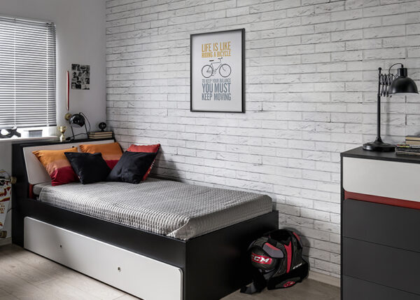 Πλαστική επένδυση Ραμποτέ PVC VILO Loft Brick 25x265 cm - Image 3