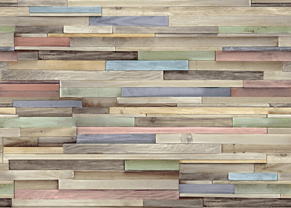 Πλαστική επένδυση Ραμποτέ PVC VILO Color Wood 25x265 cm - Image 2