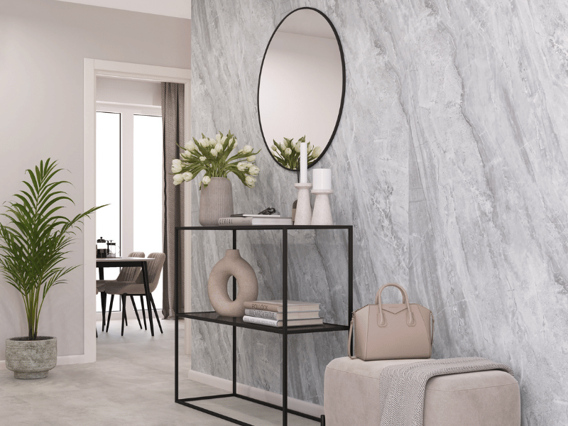 vilo-panel-scienny-spc-smoky-ash-120cmx265cm-mat-realizacja Πάνελ Τοίχου - Μπάνιου SPC VILO Smoky Ash 1200 x 2650 x 4 mm (3.18 m²) - Image 2