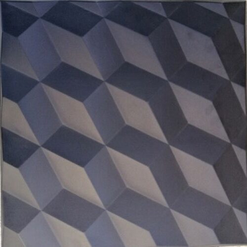 Διακοσμητικό Πάνελ Τοίχου / Οροφής 3D ROMB BLACK