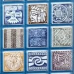 Διακοσμητικό Πάνελ 3D PVC 1651 Γαλάζιο / Γκρι Tribal Print - Image 4