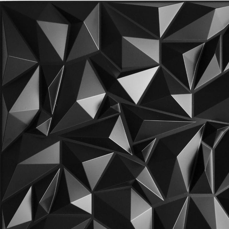 Διακοσμητικό Πάνελ Τοίχου / Οροφής 3D MODERN-ΑΜΕΘΥΣΤΟ BLACK
