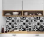 Διακοσμητικό Πάνελ 3D PVC 6899 Ασπρόμαυρα mix σχέδια 96 cm x 48,5 cm / 0,47 m2 - Image 2