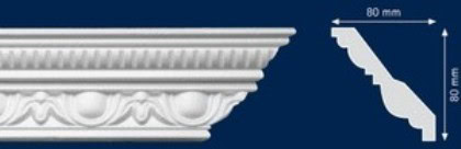 Διακοσμητική κορνίζα από φελιζόλ EPS