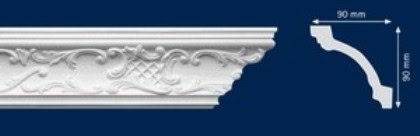 Διακοσμητική κορνίζα από φελιζόλ EPS