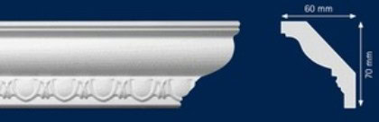 Διακοσμητική κορνίζα από φελιζόλ EPS