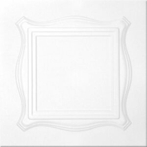 Διακοσμητικό Πάνελ Οροφής / Τοίχου №0815 λευκό