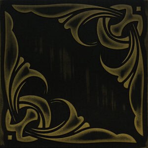 Διακοσμητικό Πάνελ Οροφής / Τοίχου RETRO - BLACK/GOLD 95