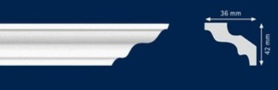 Διακοσμητική κορνίζα από φελιζόλ XPS