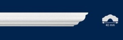 xps_ld-i40_40mm Διακοσμητική κορνίζα από φελιζόλ XPS / LD-I 40 / 40mm