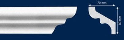 xps_ld-s80_80x70mm Διακοσμητική κορνίζα από φελιζόλ XPS