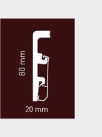 Σοβατεπί HDPS "Vega 0830" 2.4 m Πατώματα-Laminate - Image 2