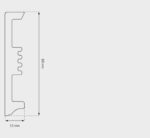 Σοβατεπί HDPS Stiq XL STX810 2.2 m Πατώματα-Laminate - Image 3