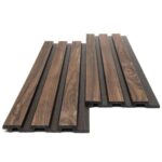 PS PANEL ΜΕ 3D ΠΗΧΑΚΙΑ 00 PIANO 12/122/2900mm WALNUT/DARK BROWN - Image 3