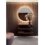 PS PANEL ΜΕ 3D ΠΗΧΑΚΙΑ 00 PIANO 12/122/2900mm WALNUT/DARK BROWN - Image 2