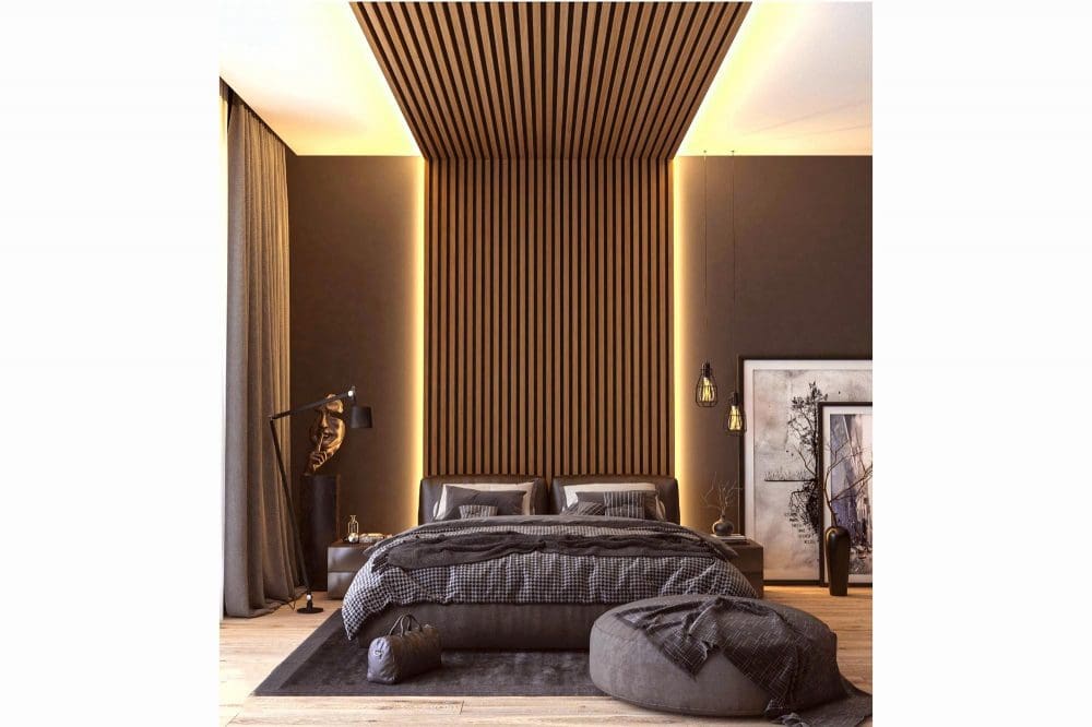 PS Panel 3D Πηχακια Τοίχου 11 Piano Golden Oak D. Brown - Image 2