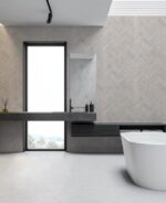 Πάνελ Μπάνιου-Τοίχου SPC Rocko R130 Greige Babylon 2800 x 1230 mm (3.44 m²) - Image 2