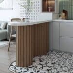 Εύκαμπτο Πάνελ τοίχου FLEX 3D03-Σκούρος Καφέ Δρυς