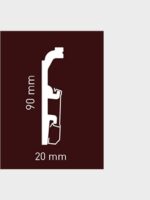 Σοβατεπί Πολυμερές ARBITON "Vega 0910" 2.4 m Πατώματα-Laminate - Image 2