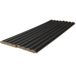 3D Κυματιστά Ξύλινα Πηχάκια Τοίχου WAVE BLACK EDITION 16/119/2750mm - Image 2