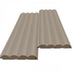 3D Κυματιστά Ξύλινα Πηχάκια Τοίχου Sand Grey 16/119/2750mm - Image 3