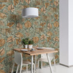 Πλαστική επένδυση Ραμποτέ PVC VILO Monstera 25x265 cm - Image 3