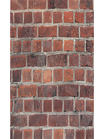 redbrick Πλαστική επένδυση Ραμποτέ PVC VILO Red Brick 25x265 cm - Image 1