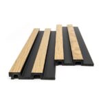 Ps Panel Με 3D Πηχακια F4 Residence 21/122 Mm Nat.Oak/Black