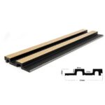 Ps Panel Με 3D Πηχακια F4 Residence 21/122 Mm Nat.Oak/Black - Image 3