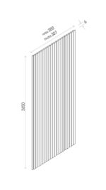 LINERIO XS-LINE MICRO MOCCA PANEL 2,60x30 cm - Image 2