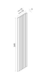 LINERIO S-LINE PANEL 2,65x12,2 cm - Image 2