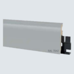 Σοβατεπί PVC Εύκαμπτο ARBITON VIGO 60 03 Dark Gray, 2200 x 60 x 15mm