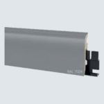 Σοβατεπί PVC Εύκαμπτο ARBITON VIGO 60 04 Antracite, 2200 x 60 x 15mm