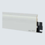 Σοβατεπί PVC Εύκαμπτο ARBITON VIGO 60 02 Gray, 2200 x 60 x 15mm