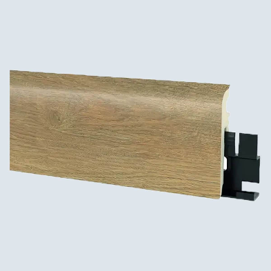 IMG_9631 Σοβατεπί PVC Εύκαμπτο ARBITON VIGO 60 154 Sierra Oak, 2200 x 60 x 15mm - Image 1