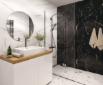 Calacatta white 60 x 1,20 cm Glossy Marble Effect - Image 2