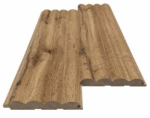 3D Κυματιστά Ξύλινα Πηχάκια Τοίχου Pecan Natural16/119/2750mm